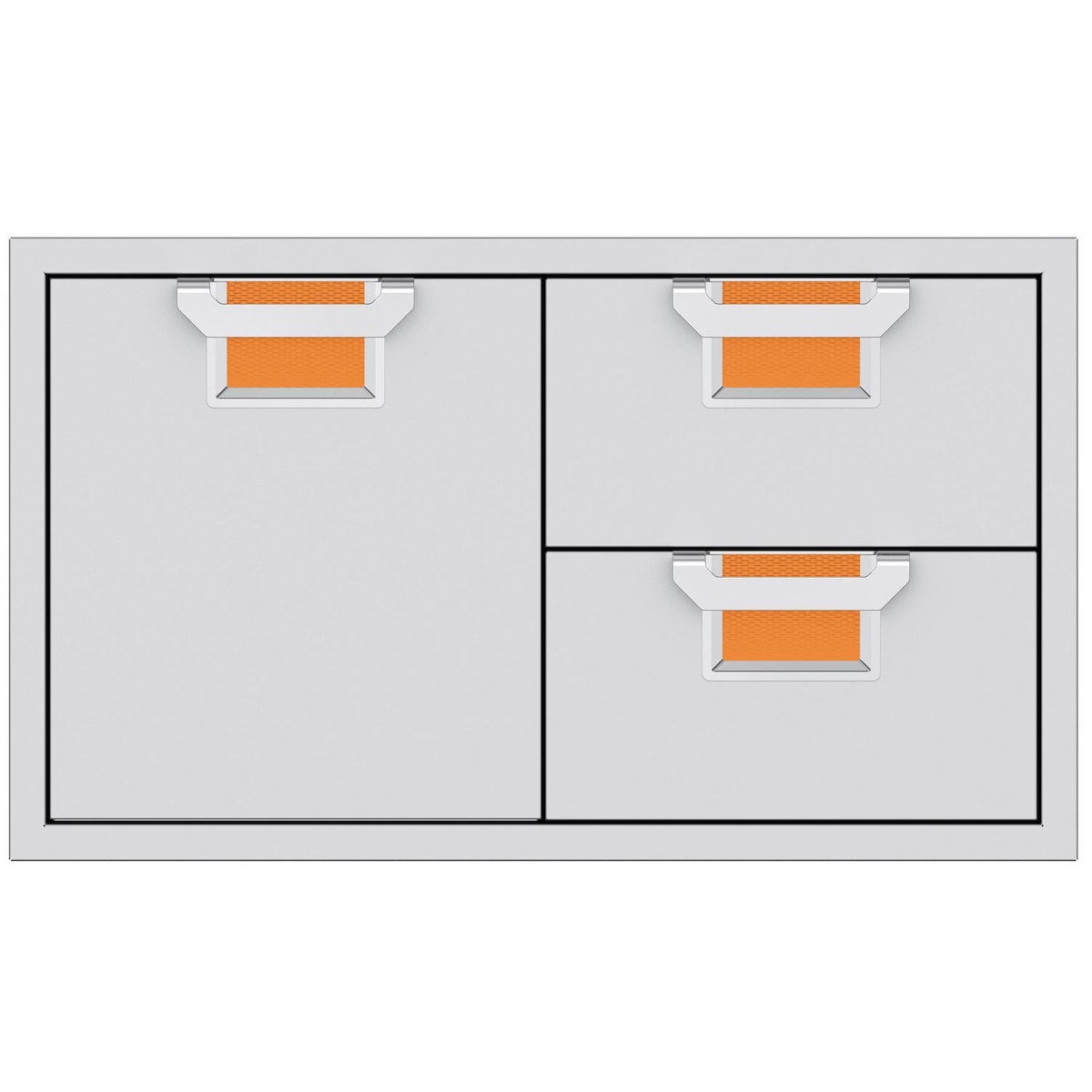 Aspire By Hestan 36-Inch Double Drawer And Single Storage Door Combo