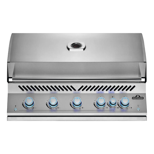 Napoleon 700 Series 5-Burner 38-Inch Built-In Propane Grill w/ Rotisserie & SafetyGlow