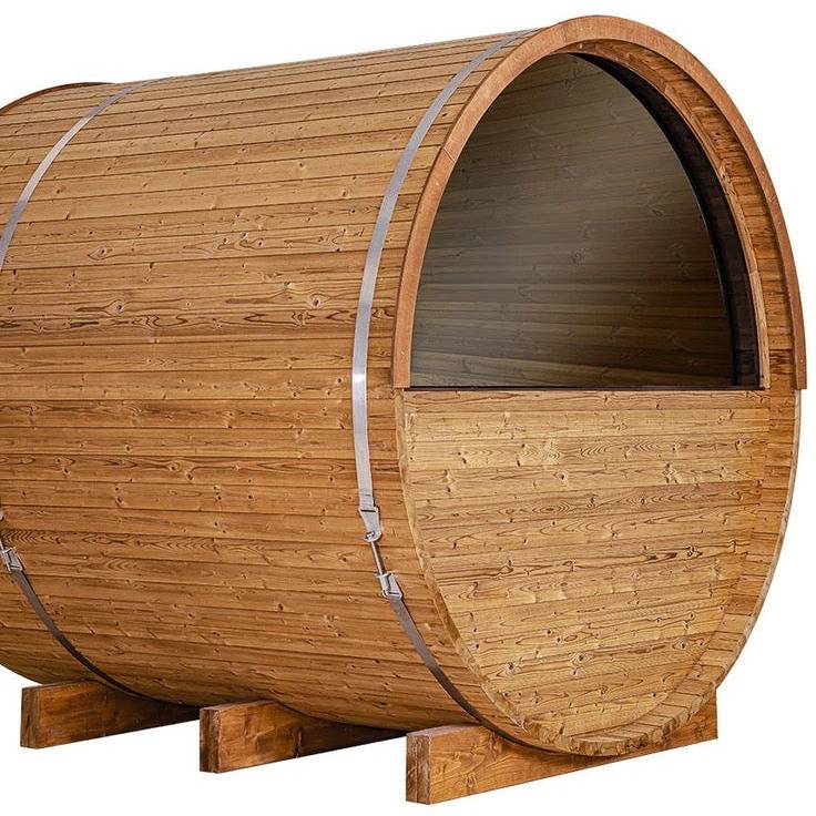 Thermory 6 Person Barrel Sauna No 62 DIY Kit with Window