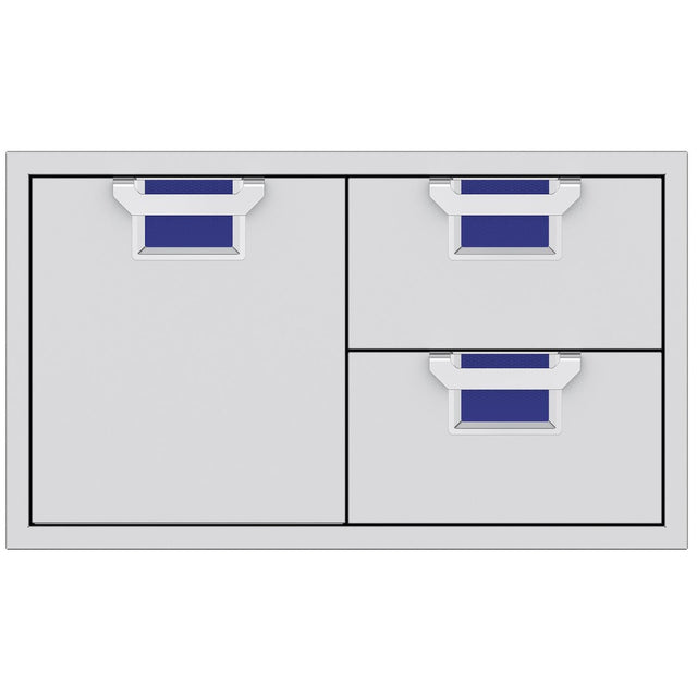 Aspire By Hestan 36-Inch Double Drawer And Single Storage Door Combo