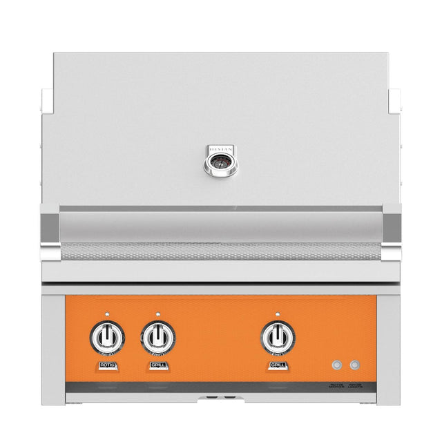 Hestan 30-Inch Built-In Natural Gas Grill W/ Rotisserie