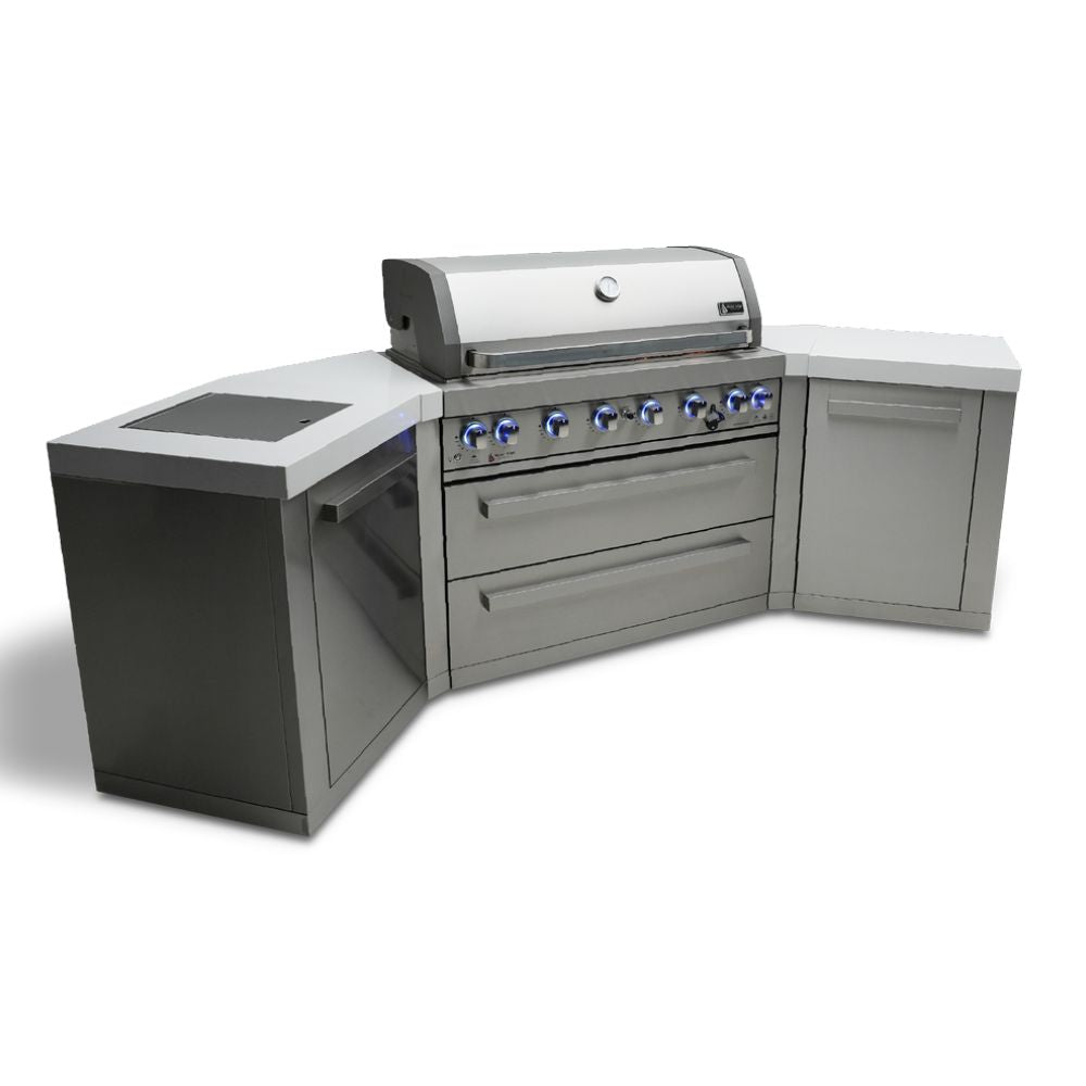 Mont Alpi MAi805-45 Propane 6-Burner Island with 45-Degree Corners