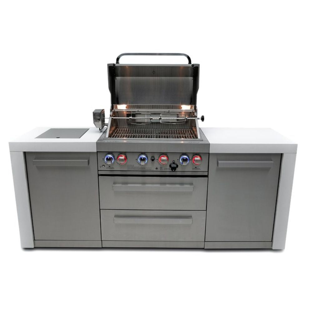 Mont Alpi MAi400-D 4-Burner Deluxe Island