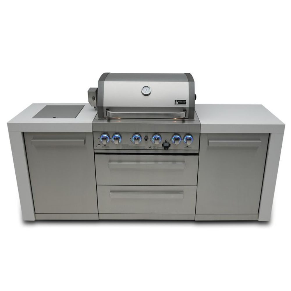 Mont Alpi MAi400-D 4-Burner Deluxe Island