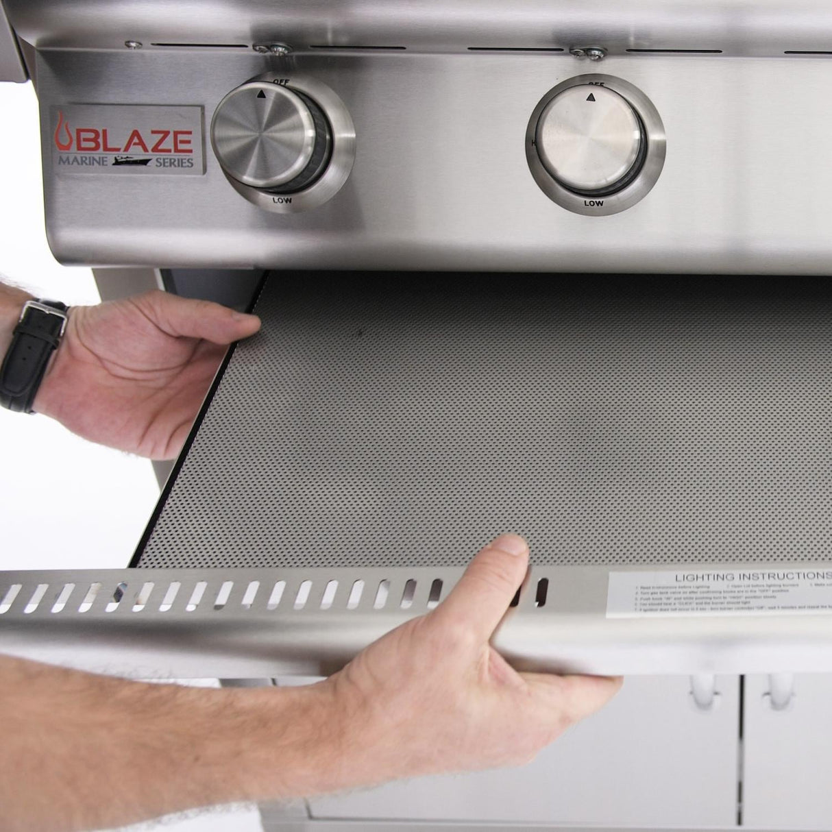 Blaze Drip Tray Flame Guard for 32-Inch Gas Grills