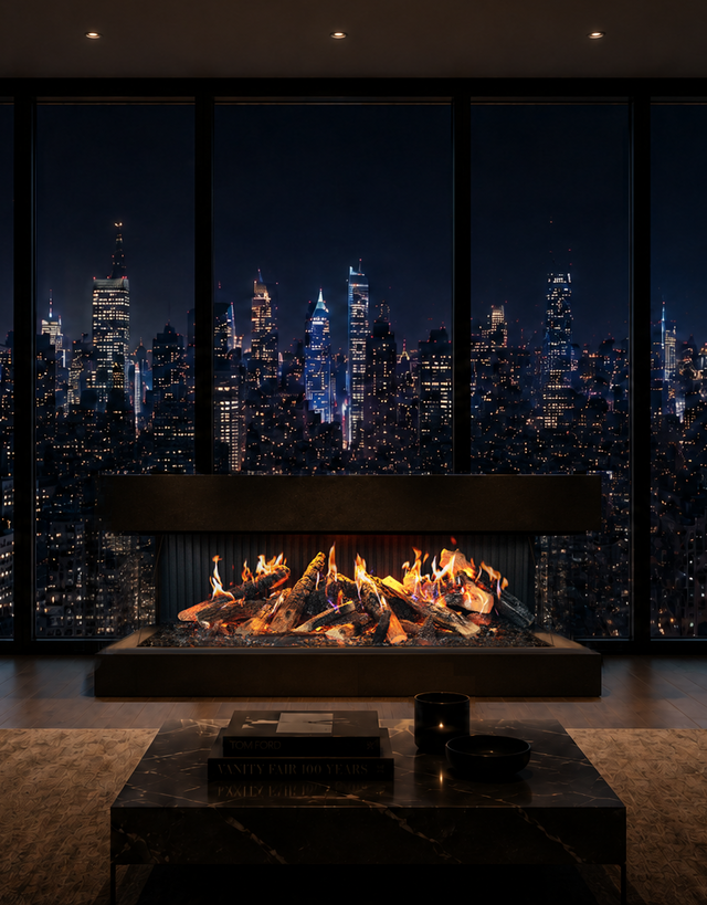 Amantii Signature MultiView Holo 75 electric fireplace