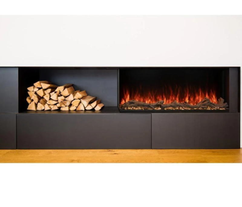 Modern Flames Landscape Pro Multi 120" 3-Sided Electric Fireplace