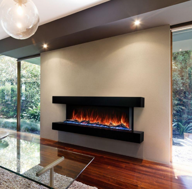 Modern Flames Landscape Pro Multi 120" 3-Sided Electric Fireplace
