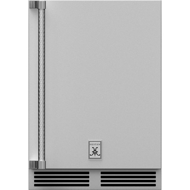 Hestan 24-Inch 5.2 Cu. Ft. Right Hinge Or Left Hinge Outdoor Rated Compact Refrigerator