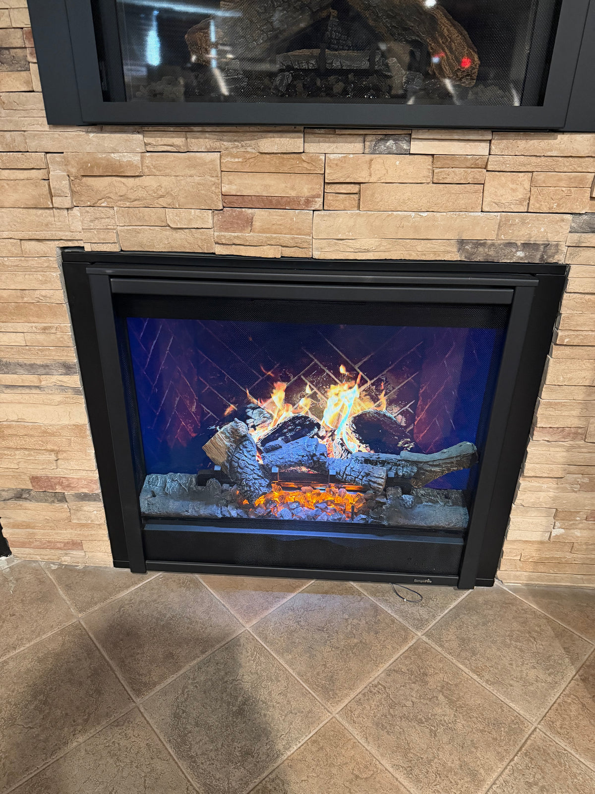 SimpliFire 36" Built-In Electric Fireplace SF-BI36-EB - Showroom Display Model