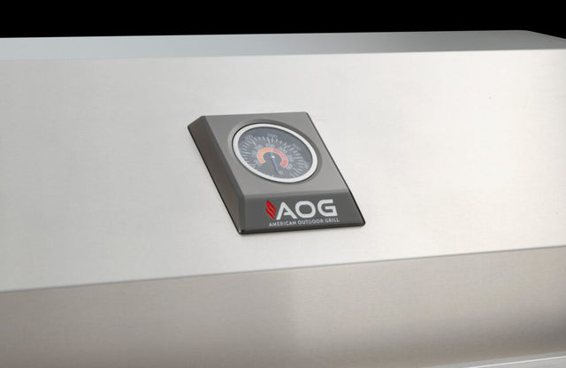 American Outdoor Grill L-Series Built-In Gas Grill - analog thermometer detail