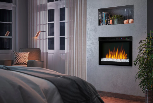 Dimplex Nova 26" Multi-Fire XHD Plug-in Electric Firebox - Acrylic Ember Media Bed, XHD26G