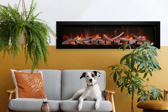 Amantii Panorama Deep XT with birch log set