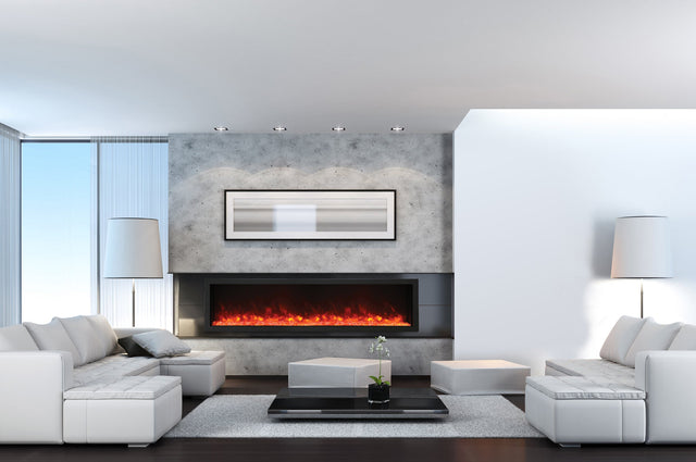 Amantii Panorama Deep XT 88 installed in a room