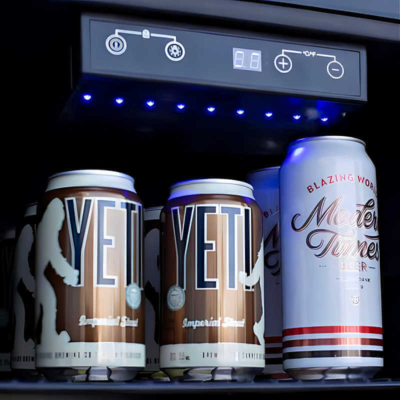 American Made Grills 15 Inch 3.2 Cu. Ft. Outdoor Refrigerator - AMG-RFR-15S