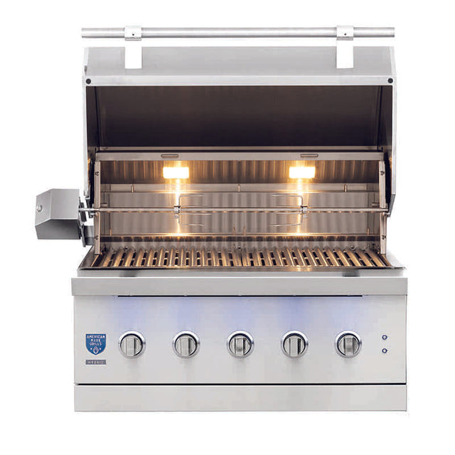 American Made Grills Encore 36 Inch Hybrid Built In Grill
