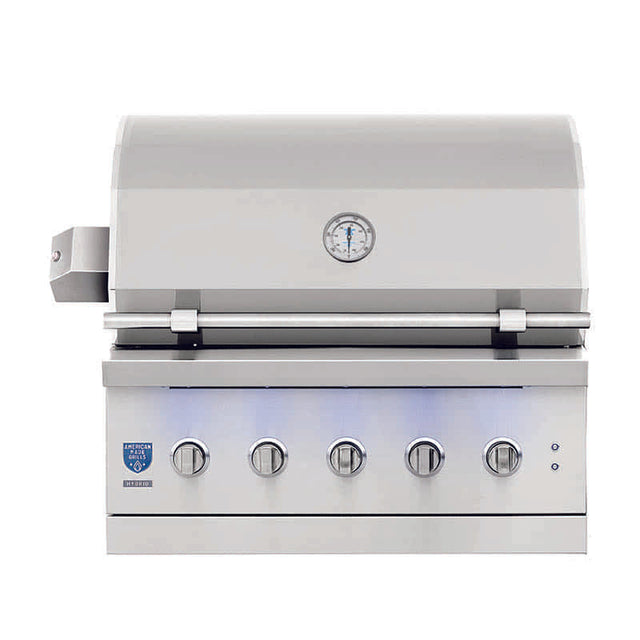 American Made Grills Encore 36 Inch Hybrid Built In Grill