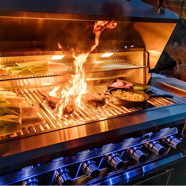 American Made Grills Muscle 54 Inch Hybrid Built In Grill