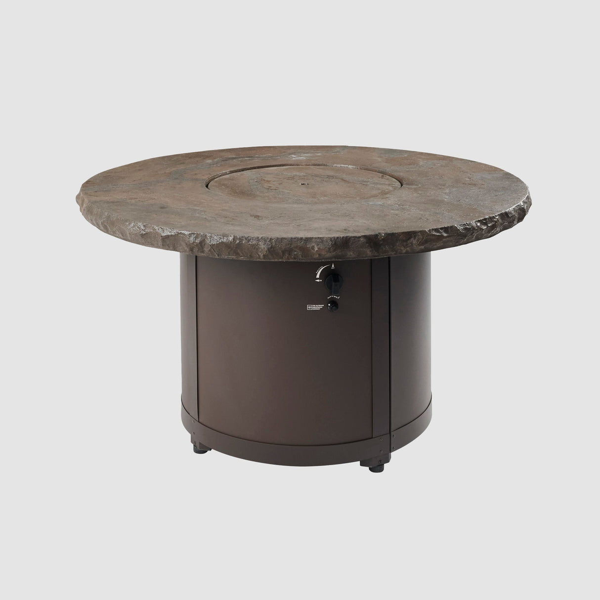 Beacon Round Gas Fire Pit Table