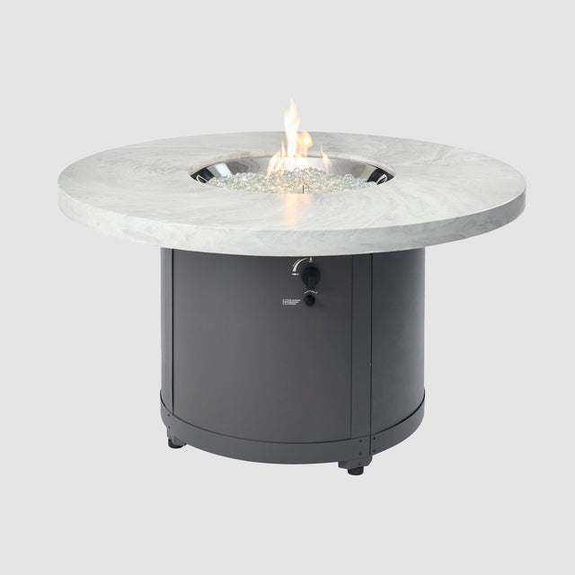 Beacon Round Gas Fire Pit Table