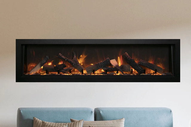 Amantii Panorama Deep 72 built-in electric fireplace in a room