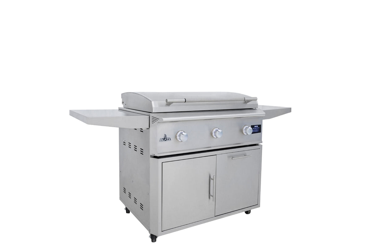 Blaze Premium LTE Pro 40-Inch Freestanding Gas Griddle With Lights