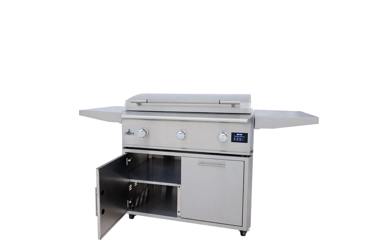 Blaze Premium LTE Pro 40-Inch Freestanding Gas Griddle With Lights