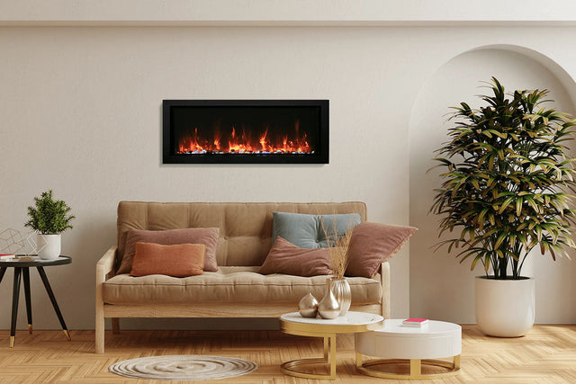 Amantii Panorama Slim with ocean glass media