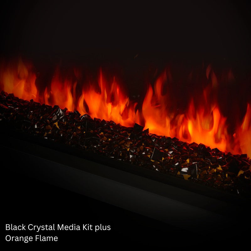 Black Crystals for Napoleon Electric Fireplaces