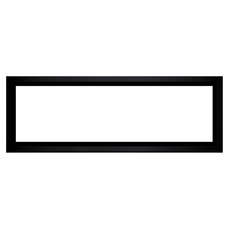 Black Surround Trim Kit (1.5" W) for Kingsman Linear Direct Vent Fireplaces