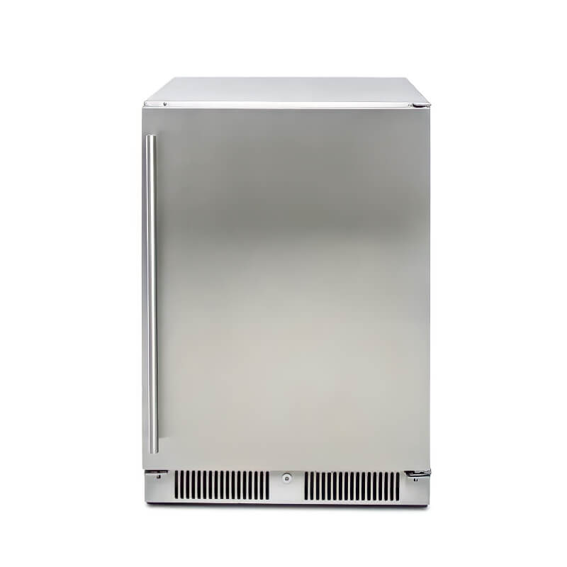 Blaze Golden Hour 10-Ft Outdoor Kitchen Island w/ 32-Inch Premium LTE+ Grill, Fridge, Sink in Gunmetal w/ Aeris Countertop