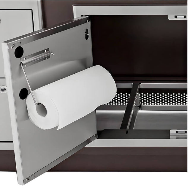 Blaze 32-Inch Stainless Steel Double Access Door With Paper Towel Holder - BLZ-AD32-R-SC