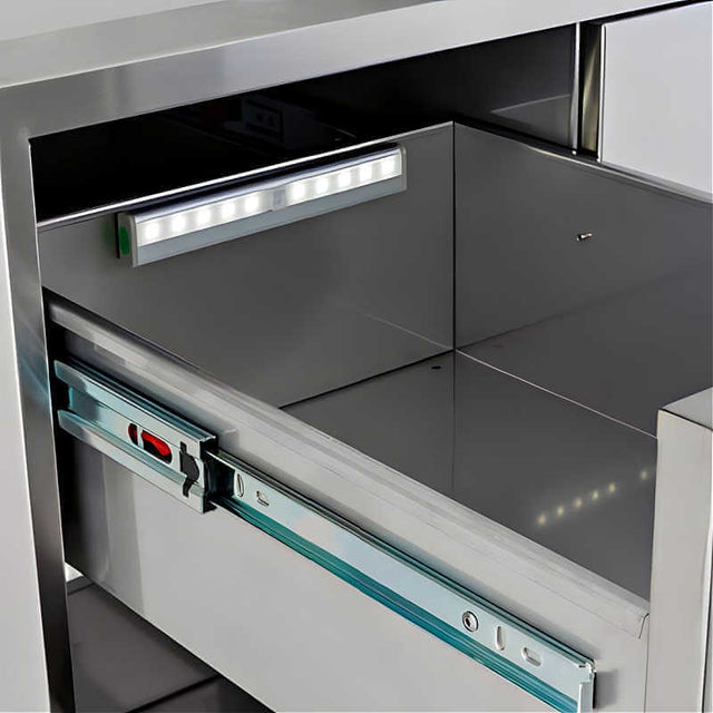 Blaze 39-Inch Stainless Steel Access Door & Triple Drawer Combo - BLZ-DDC-R-39-LTSC