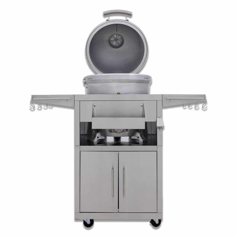 Blaze 20 Inch Cast Aluminum Kamado Grill W/ Cart