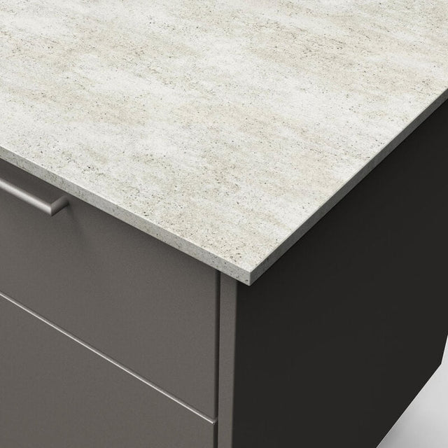 Blaze High Noon 10-Ft Outdoor Kitchen Island w/ 32-Inch Premium LTE+ Grill in Gunmetal w/ Keon Countertop