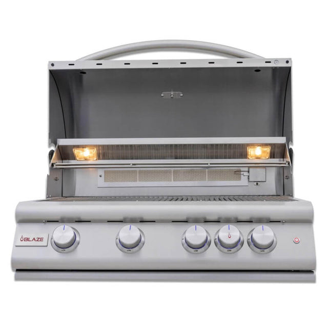 Blaze High Noon 10-Ft Outdoor Kitchen Island w/ 32-Inch Premium LTE+ Grill in Architectural Bronze w/ Aeris Countertop