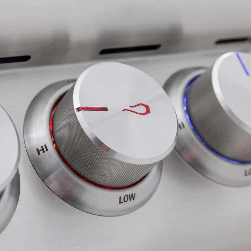 Blaze Sunrise 8-Ft Outdoor Kitchen Island w/ 32-Inch Premium LTE+ Gas Grill in Gunmetal w/ Keon Countertop