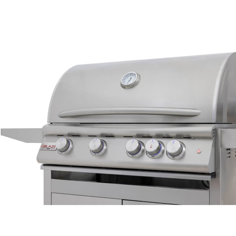 Blaze Premium LTE+ Marine 32 Inch 4-Burner Gas Grill With Rear Infrared Burner