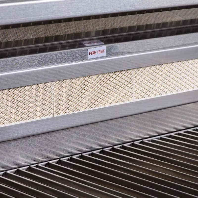 Blaze Morning Glow 10-Ft Outdoor Kitchen Island w/ 40-Inch Premium LTE+ Grill, Fridge in Architectural Bronze w/ Keon Countertop