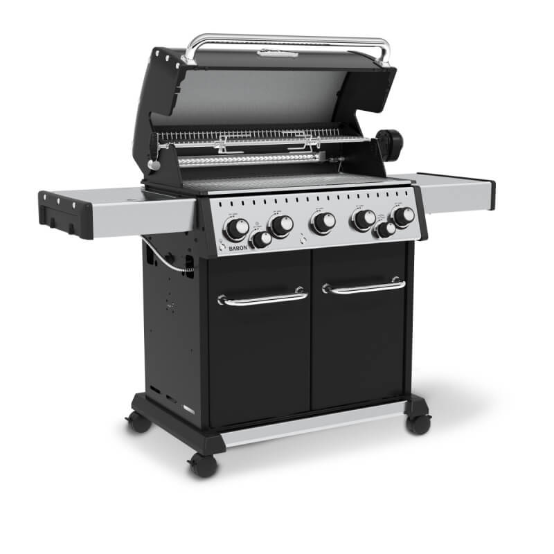 Broil King Baron 590 PRO 5-Burner Gas Grill With Rotisserie & Side Burner