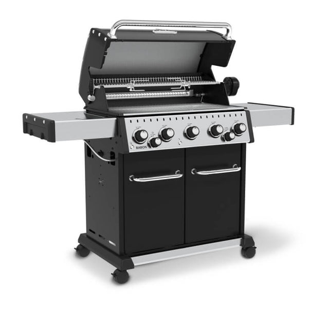 Broil King Baron 590 PRO 5-Burner Propane Gas Grill With Rotisserie & Side Burner
