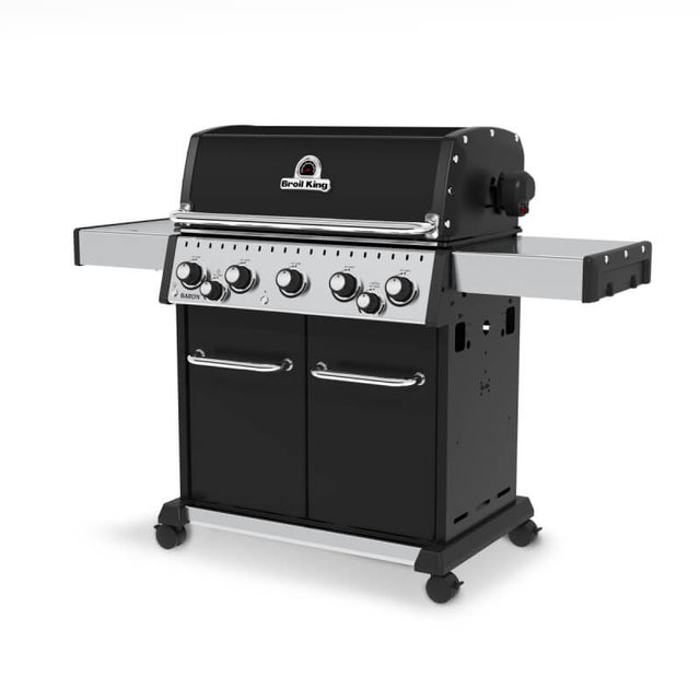 Broil King Baron 590 PRO 5-Burner Propane Gas Grill With Rotisserie & Side Burner