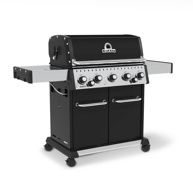 Broil King Baron 590 PRO 5-Burner Gas Grill With Rotisserie & Side Burner