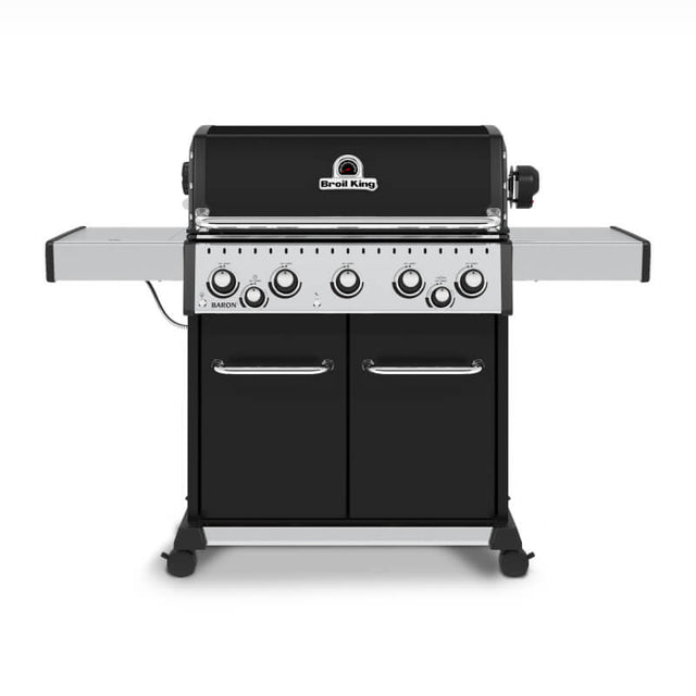Broil King Baron 590 PRO 5-Burner Propane Gas Grill With Rotisserie & Side Burner