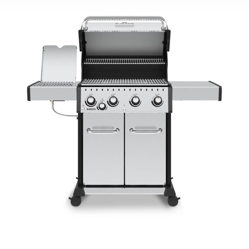 Broil King Baron S 440 PRO IR 4-Burner Gas Grill With Infrared Side Burner