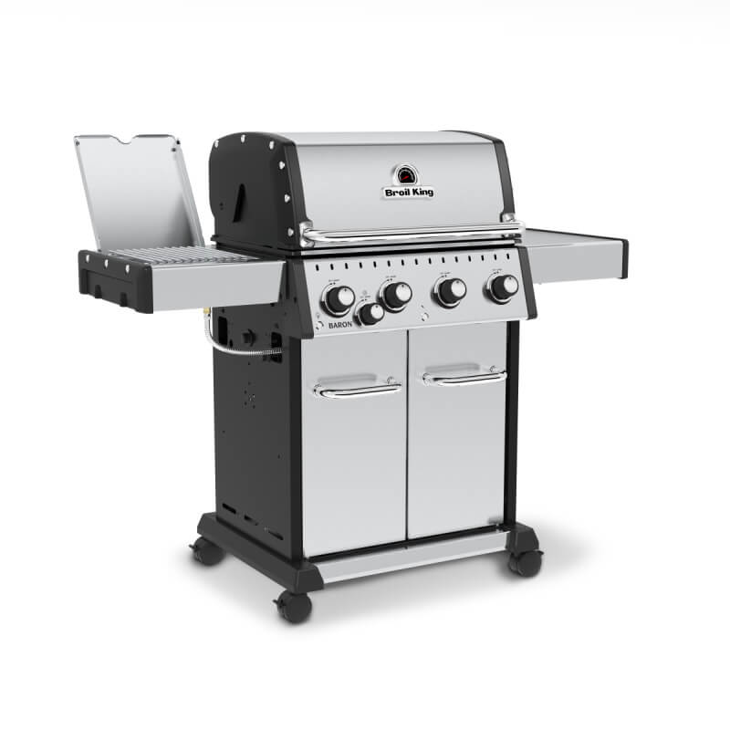 Broil King Baron S 440 PRO IR 4-Burner Gas Grill With Infrared Side Burner