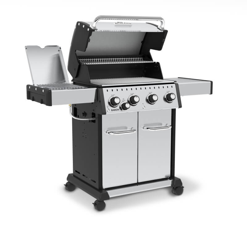 Broil King Baron S 440 PRO IR 4-Burner Gas Grill With Infrared Side Burner