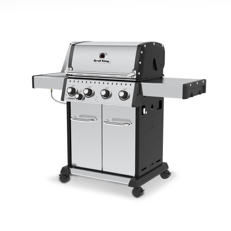 Broil King Baron S 440 PRO IR 4-Burner Gas Grill With Infrared Side Burner