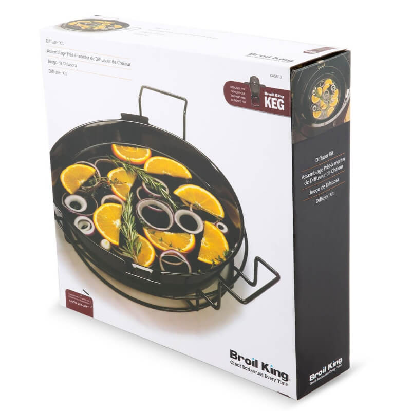 Broil King Keg Porcelain Coated Diffuser Kit - KA5533