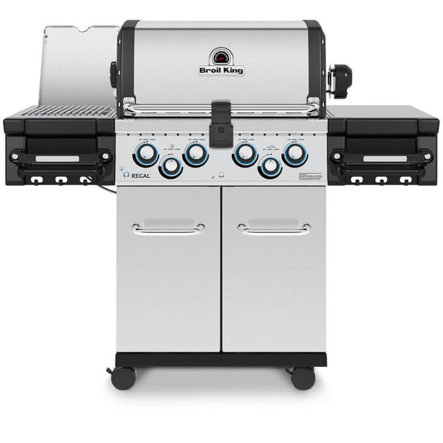 Broil King Regal S 490 PRO IR 4-Burner Gas Grill With Rotisserie & Infrared Side Burner